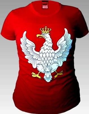 Koszulka Herb Polski z 1919 roku damska