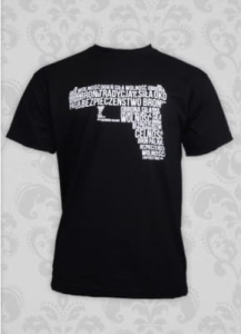 Koszulka PISTOLET Czarna