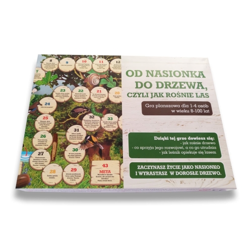 Od nasionka do drzewa, czyli jak rośnie las – gra planszowa