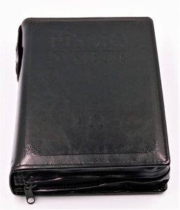 Etui na Pismo Święte czrne tłoczone