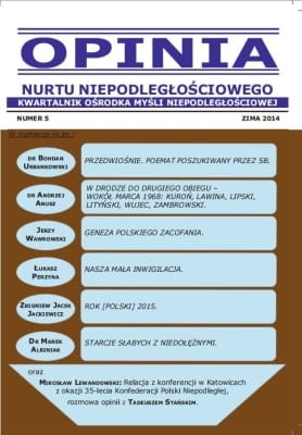Opinia nurtu niepodległościowego nr 5 zima 2014
