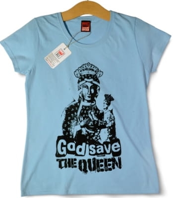 Koszulka God save the Queen damska