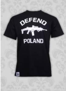 Koszulka Defend Poland Czarna